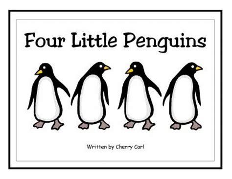 Four Little Penguins Free Printable Big Book School Penguins In Free Printable Penguin