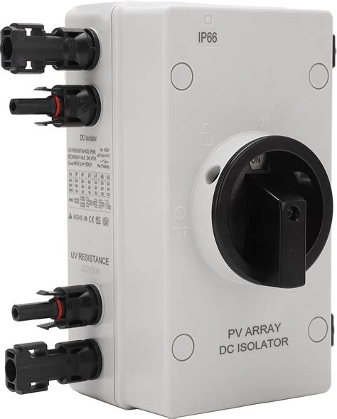 Solar Disconnect Switch Waterproof Pv Disconnect Switch Solar Lsolator Switch Ip66