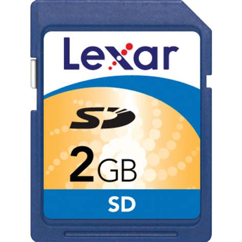 Lexar 2GB Secure Digital Card SD2GB 711 B H Photo Video