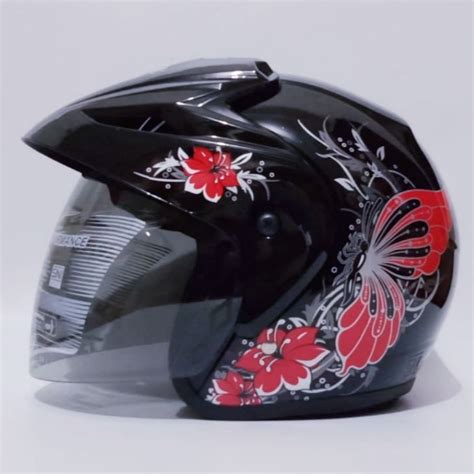 Jual Helm Dewasa SNI Ukuran Medium Kupu Kupu Butterfly Kualitas Cat