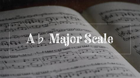 A Flat Major Scale - Applied Guitar Theory