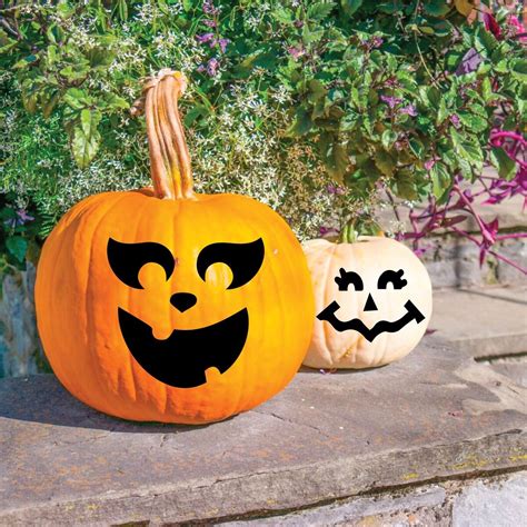 Vinyl Decal Halloween Pumpkin Decorations Jack O Lantern - Etsy