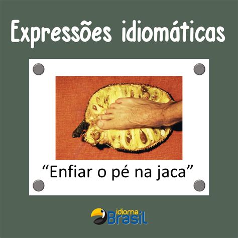 Enfiar O P Na Jaca Idioma Brasil Portugu S Para Estrangeiros