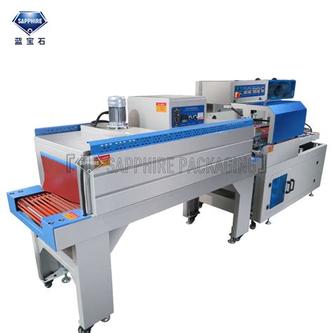 L Bar Sealer Side Sealing And Heat Tunnel Shrink Wrapping Machine