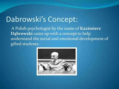 PPT - Dabrowski’s Overexcitabilities PowerPoint Presentation, free ...