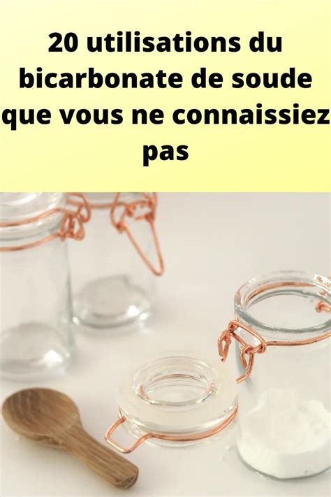 20 Utilisations Du Bicarbonate De Soude Que Vous Ne Connaissiez Pas