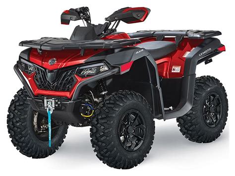 New 2024 CFMOTO CForce 600 ATVs In Wilkes Barre PA CFM01203 Magma Red