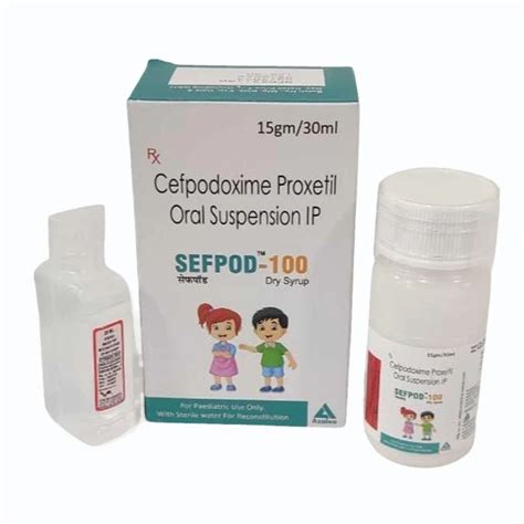 Sefpod 100 Cefpodoxime Proxetil Oral Suspension 100 Mg At Rs 120