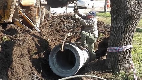 Colocación tubos Barrio 31 de Julio Saladillo YouTube