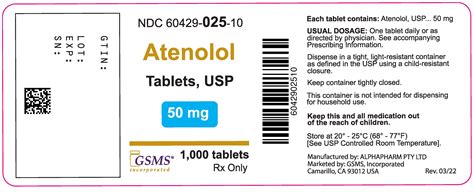 Pill Identifier Atenolol Size Shape Imprints And Color