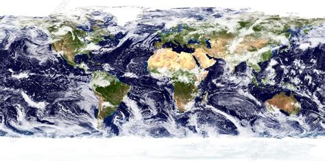 Whole Earth Map Stock Image E0500569 Science Photo Library