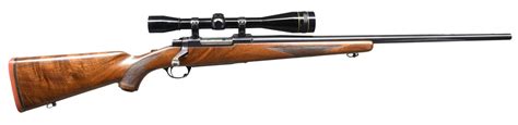 At Auction Ruger Model 77 Flat Bolt Tang Safety Bolt Action