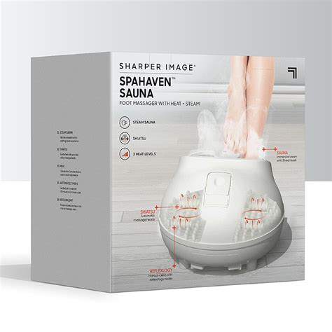 Sharper Image Shiatsu Foot Massager Rolling Massage With Air