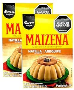 Amazon Natilla Con Sabor Arequipe Mix Maizena Boxes Of G