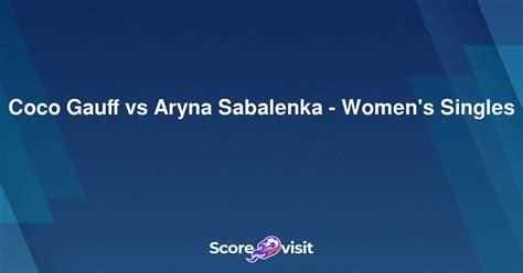 Coco Gauff vs Aryna Sabalenka - Women's Singles live streams and ...