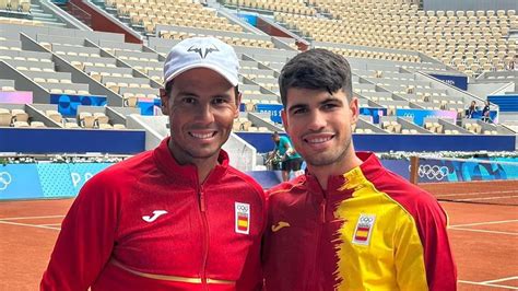 Rafa Nadal y Carlos Alcaraz llegan a los Juegos Olímpicos de París 2024