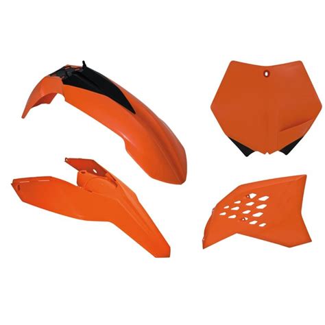 Rtech Plastikkit für KTM SXF 07 10 EXC 08 11 Orange 4 tlg Original