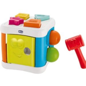 Chicco Cube à formes 2 en 1 Cube d Activité Bébé Jeu de Tri des