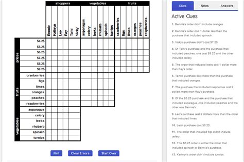 Printable Logic Puzzles Puzzle Baron