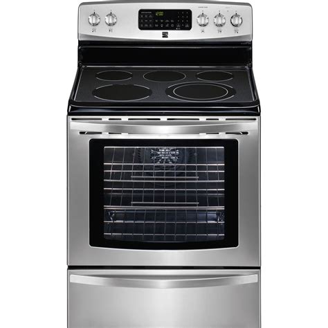 Kenmore 5 8 Cu Ft Electric Range W True Convection Stainless Steel Shop Your Way Online