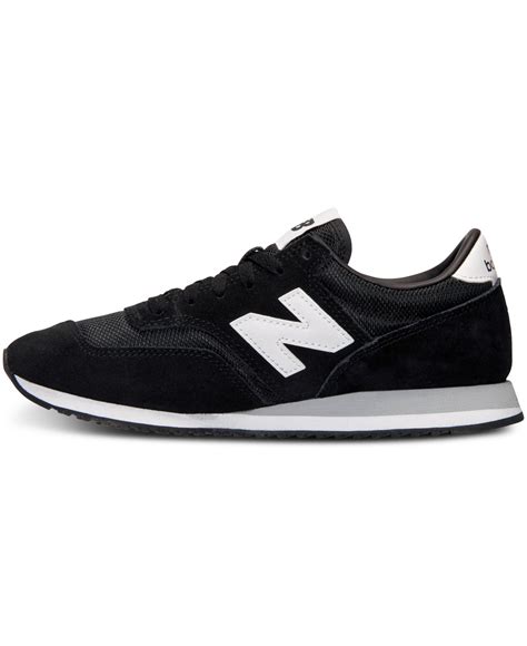 New Balance Suede Womens 620 Casual Sneakers From Finish Line In Black