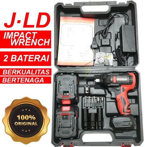 Jual IMPACT WRENCH BUKA BAUT CORDLESS JLD TOOLS SUNC KAMOLEE IMPACT