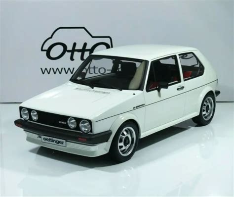 VOLKSWAGEN VW GOLF 1 GTI 16S Oettinger Bauj 1982 MK1 Blanc 1 12 GO59