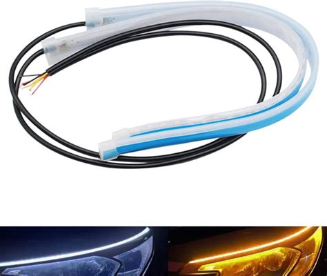 Kok Led Headlight Strip Lights Exterior Drl Waterproof Flexible Scan