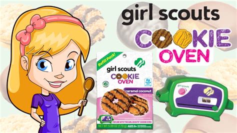 Girl Scouts Cookie Oven How To Make Caramel Coconuts Youtube