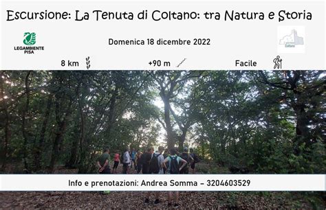 Escursione 18 Dicembre La Tenuta Di Coltano Tra Natura E Storia