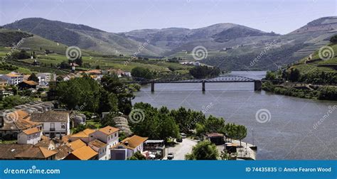 Pinhao, Portugal editorial image. Image of road, bridge - 74435835