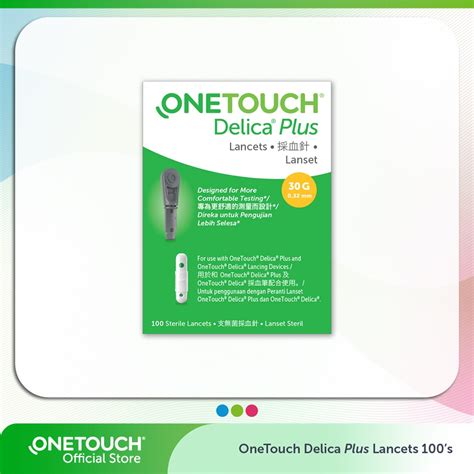 OneTouch Blood Glucose Monitor Lancets Delica Plus Lancets 100s