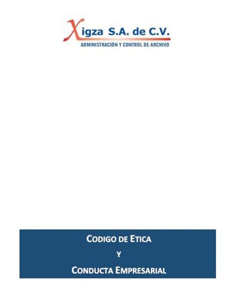 PDF Nuestro Código de Ética manifiesta la forma en que debemos