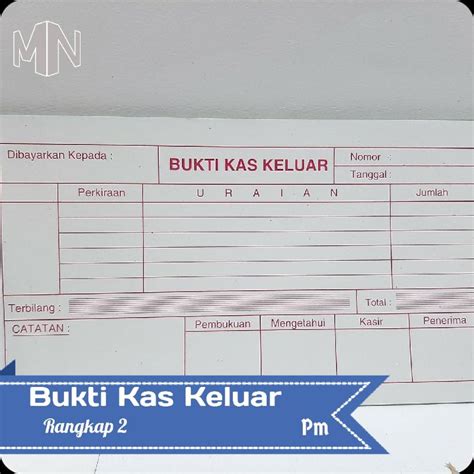 Jual Buku Bukti Kas Keluar Rangkap Putih Dan Kuning Shopee Indonesia