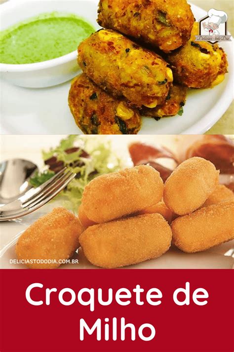 Croquete De Milho Um Delicioso Petisco Muito F Cil De Fazer