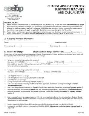 Fillable Online Change Bapplicationb For Substitute Bb Docushare Fax