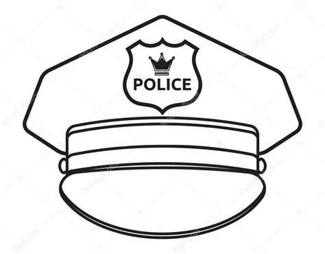 Police Officer Hat Craft For Preschool Community Helpers Theme