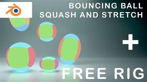 Bouncing Ball Blender Tutorial Squash And Stretch For Beginners Youtube