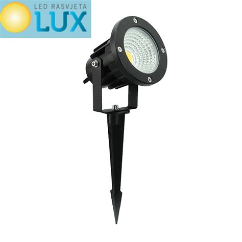 LR52 VANJSKA VRTNA SVJETILJKA LED 7W 4000K IP65 12V 60 LED RASVJETA LUX