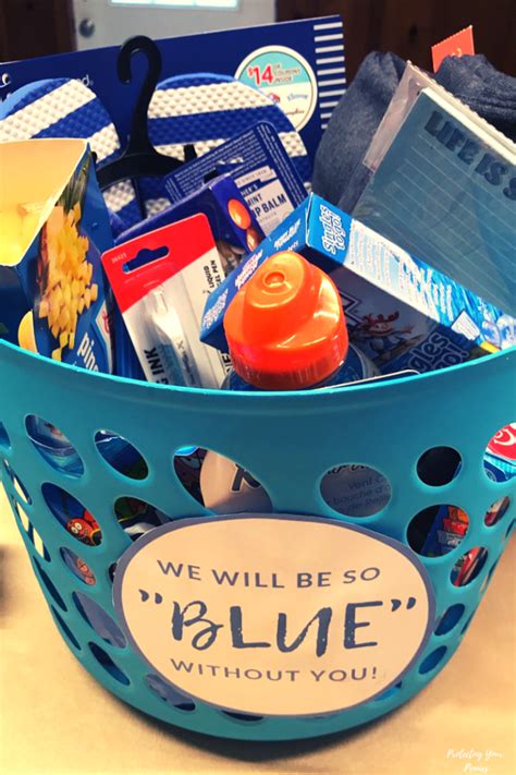 Blue Without You T Basket Protecting Your Pennies Blue T