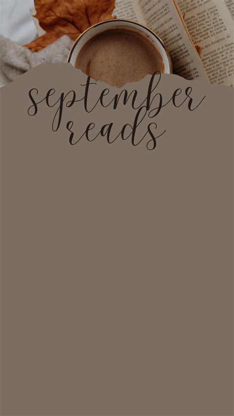 September Book Template | Book template, Books, Bookish