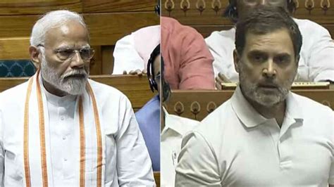 Rahul Vs Narendra Modi Clash In Lok Sabha Over Hindu Remark