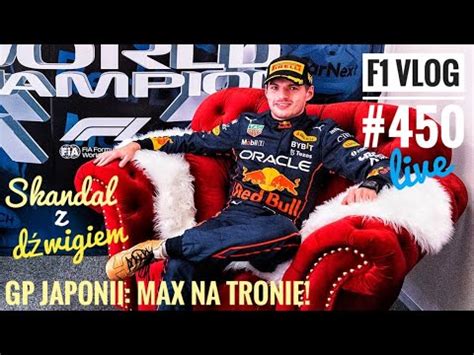 F1 Vlog 450 live GP Japonii Max mistrzem świata Śmiertelne