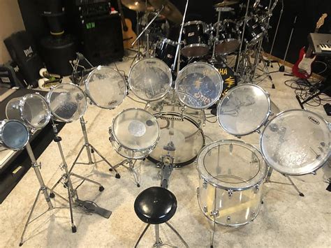 Ludwig Vistalite Octaplus 1978 Clear Reverb