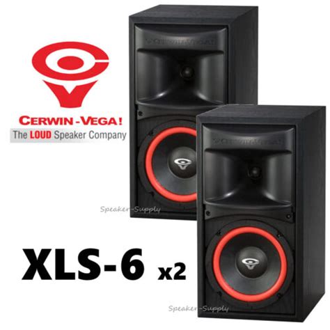 Cerwin Vega Xls Way Bookshelf Speakers Set Of Ebay