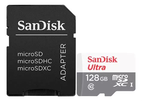 Tarjeta Micro Sdxc Sandisk Ultra Mb De Gb Con Adaptador