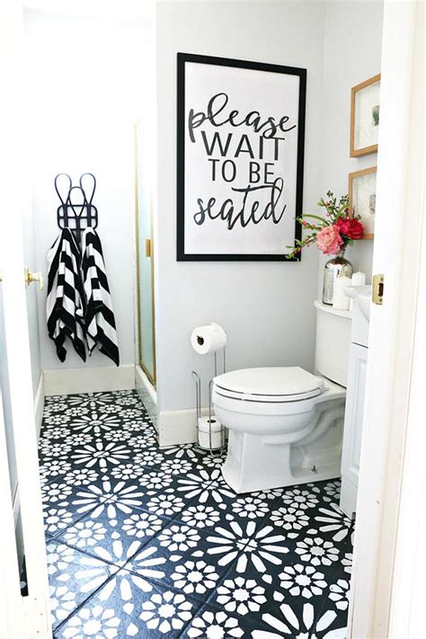 30 Unusual Diy Painted Tile Floor Ideas With Stencils That Anyone Can