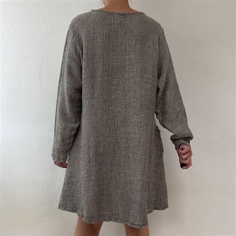 S Flax By Jeanne Engelhart Linen Long Sleeve Gem