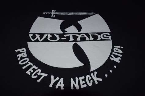 Original 1993 WU TANG Clan PROTECT YA NECK Vtg 36 Cha Gem