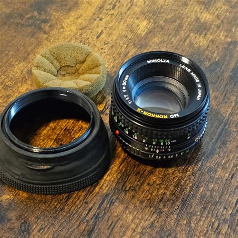 TESTED Minolta MD ROKKOR-X 50mm f1.7 Manual Focus... - Depop